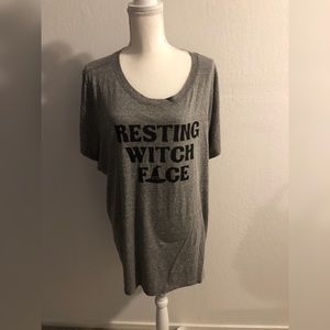 Torrid Resting Witch Face Tee